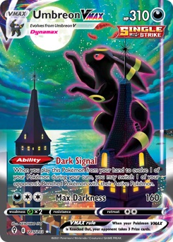 Umbreon VMAX — Evolving Skies (2021), illustrated by KEIICHIRO ITO